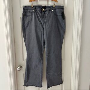 IMAN Gray Boot Cut Jeans Size 22W